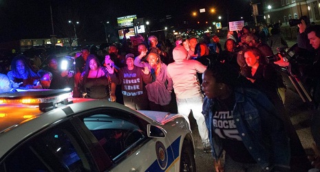 Gunfire Heard Again in Ferguson, Police Officers Reportedly Shot